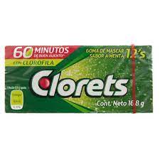 Goma de mascar Clorets 16.8g